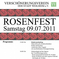 Plakat Rosenfest